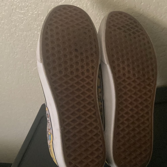 Size 10 itchy and scratchy van’s perfect grip lean lasses sole little stains - Picture 6 of 6